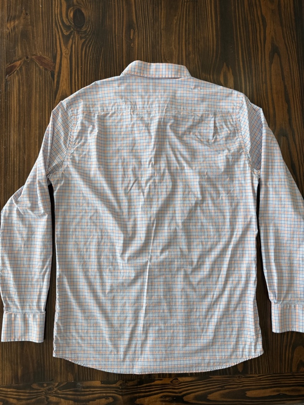 Southern Tide Intercoastal Blue & Orange Plaid Button-Down Shirt Men’s Large - Picture 2 of 7